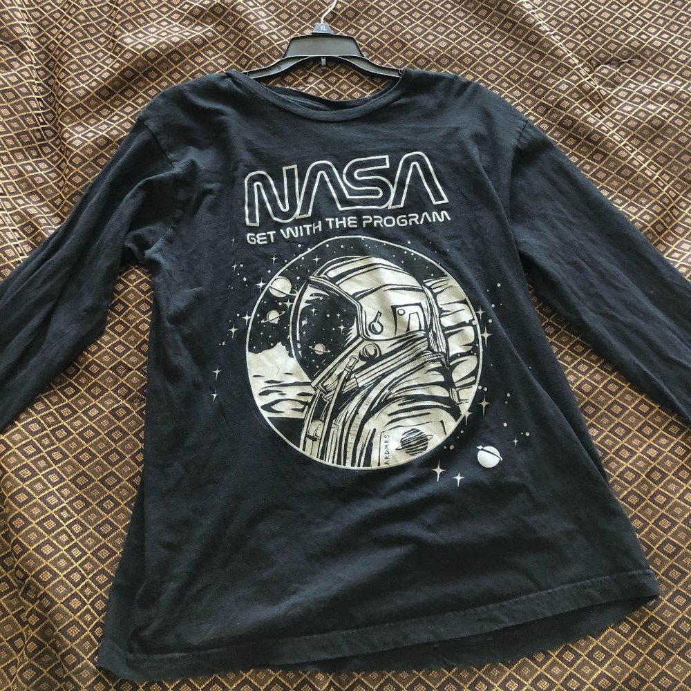 Nasa, "Get with the program", long sleeve shirt.